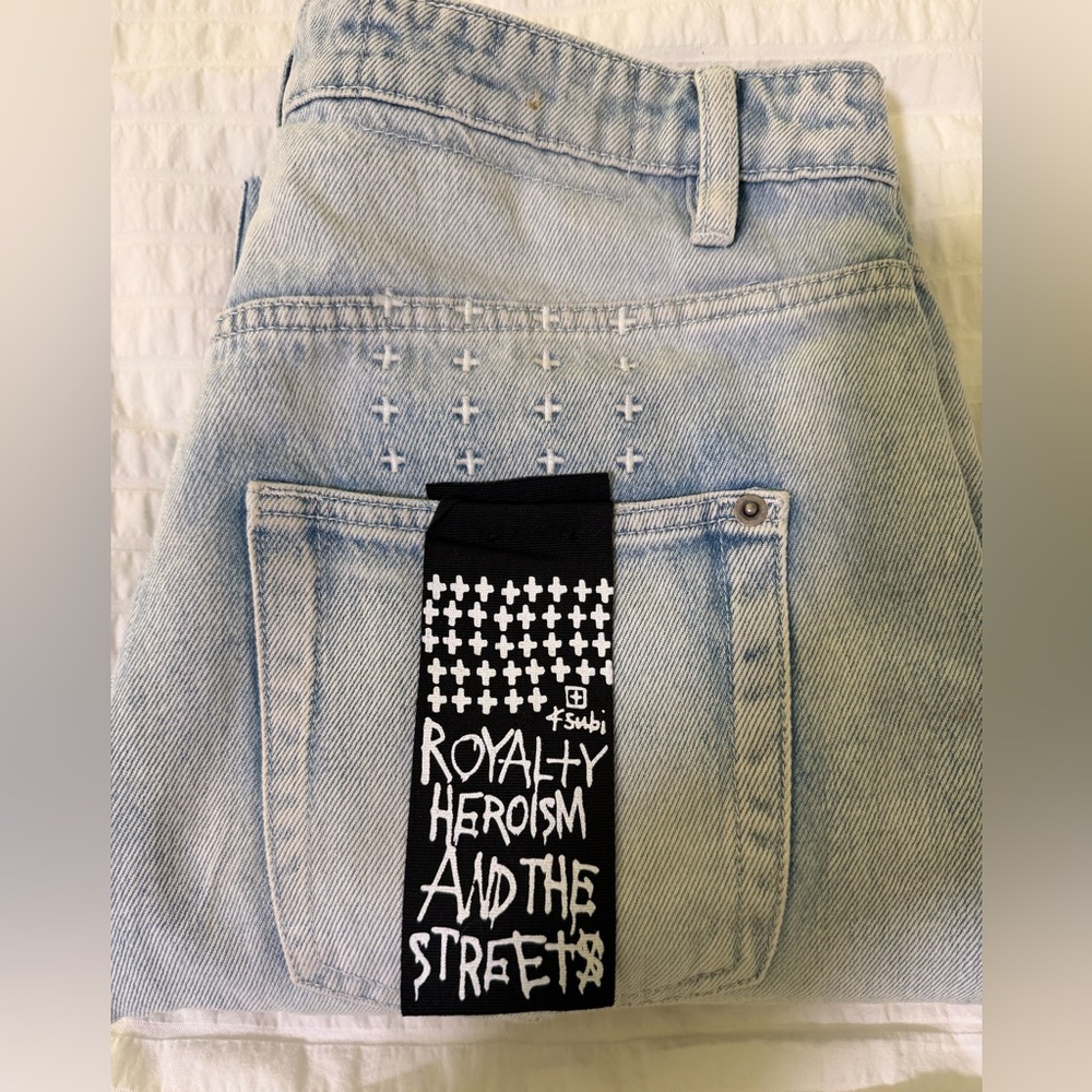 Ksubi Blue Denim with White Stitching